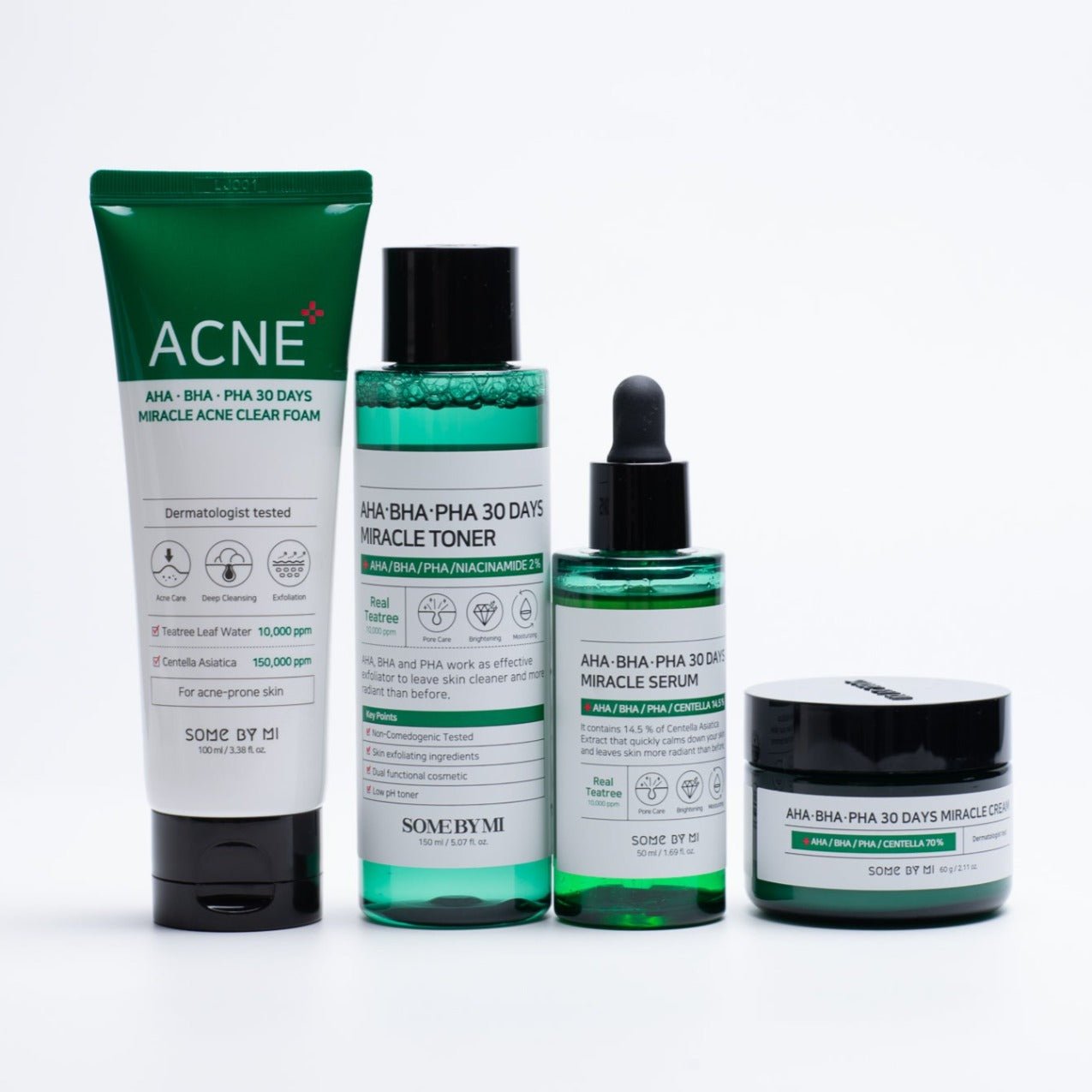 AHA.BHA.PHA 30 Days Miracle Full Size Kit | Rutina anti acne - Koelleza Store