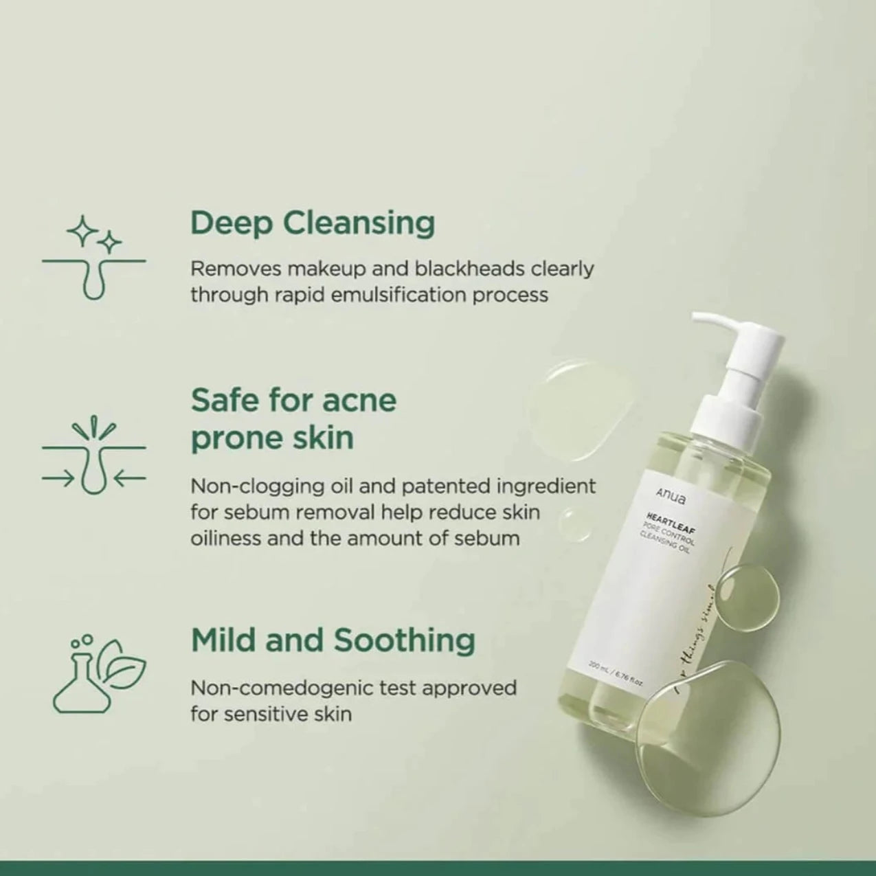 Heartleaf Pore Control Cleansing Oil 200ml - Koelleza Store