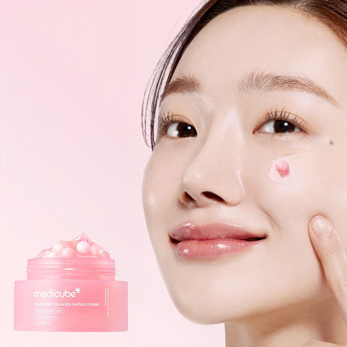 PDRN Pink Collagen Capsule Cream (crema ligera) - Koelleza Store