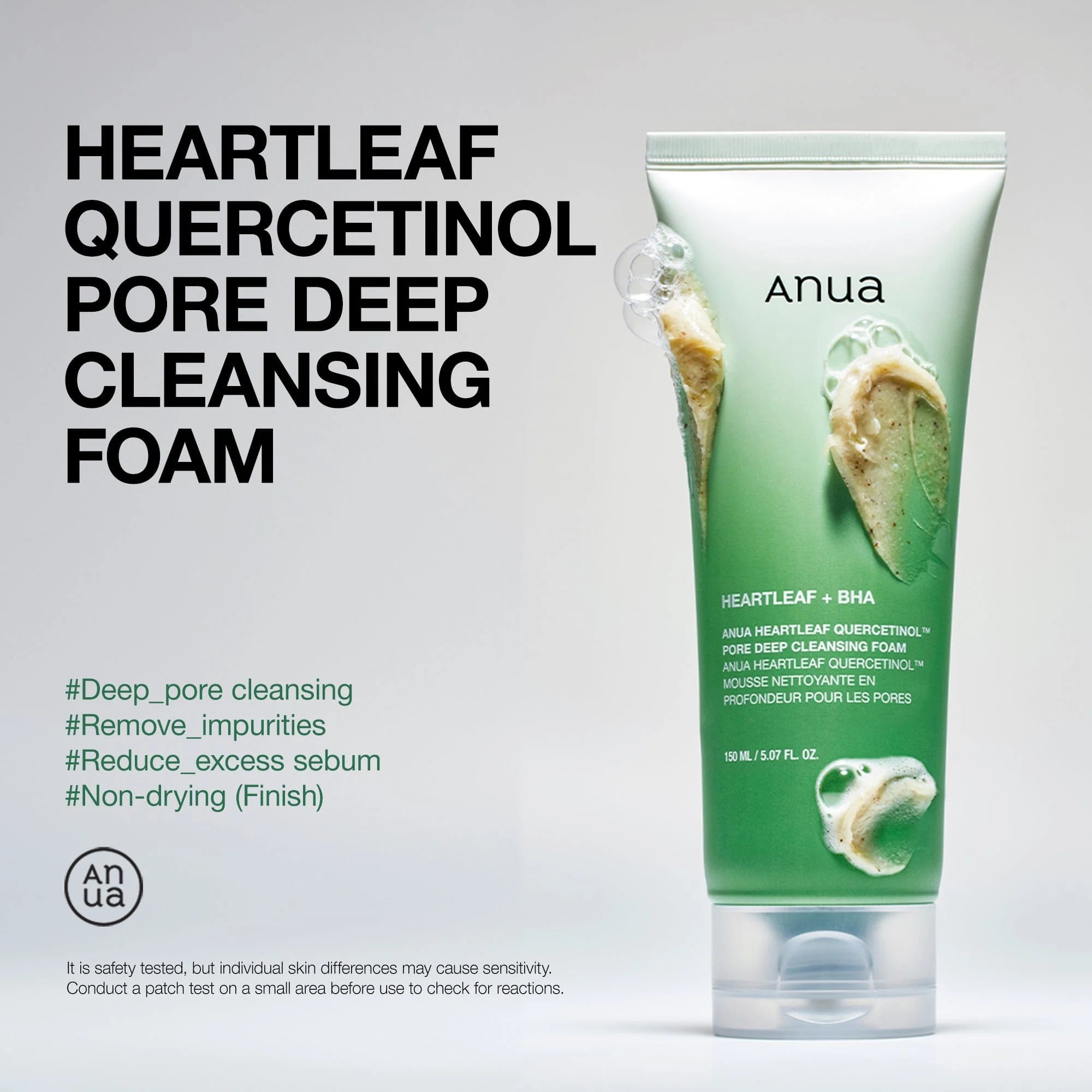 Heartleaf Quercetinol Pore Deep Cleansing Foam (espuma limpiadora) - Koelleza Store
