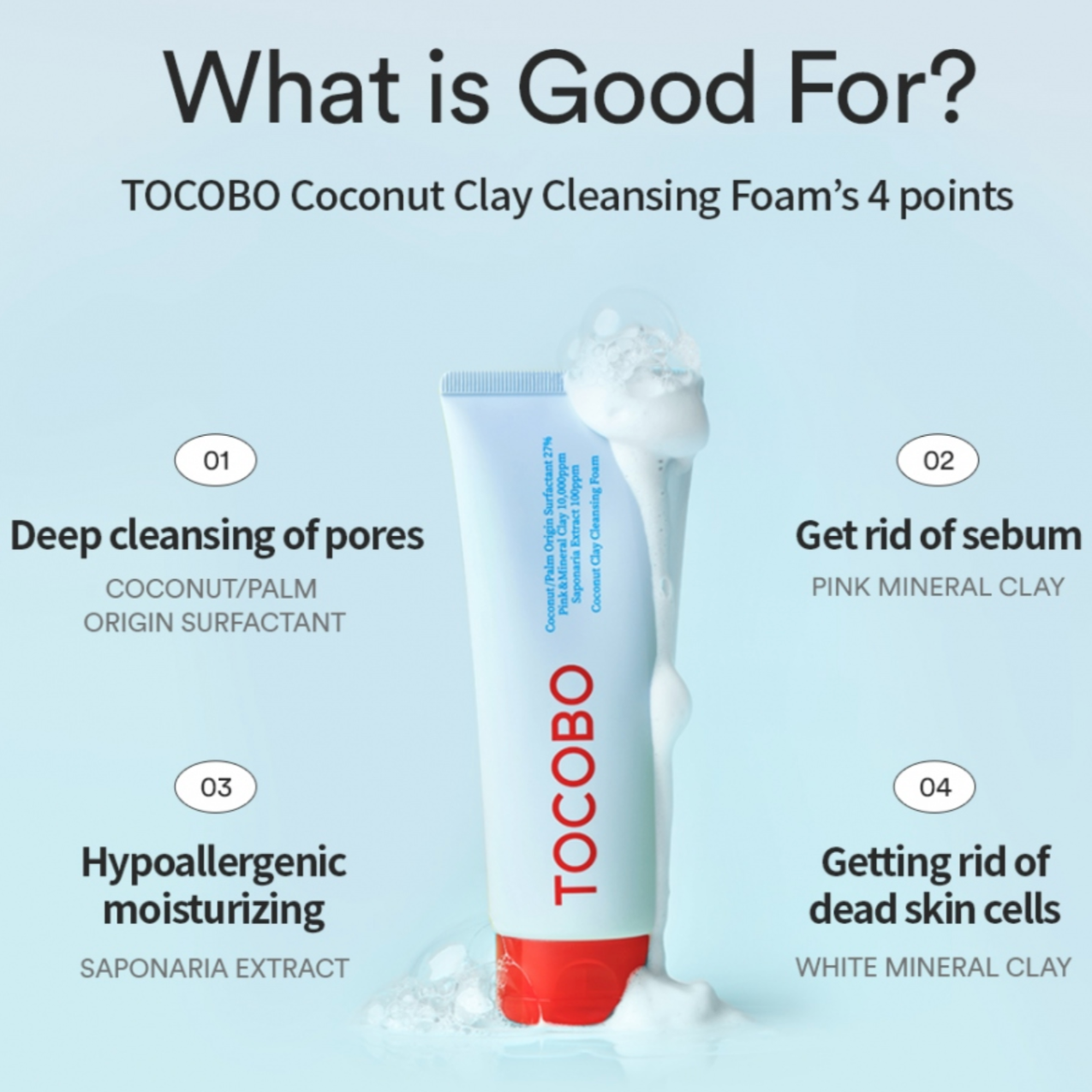 Coconut Clay Cleansing Foam | Espuma limpiadora 150ml - Koelleza Store