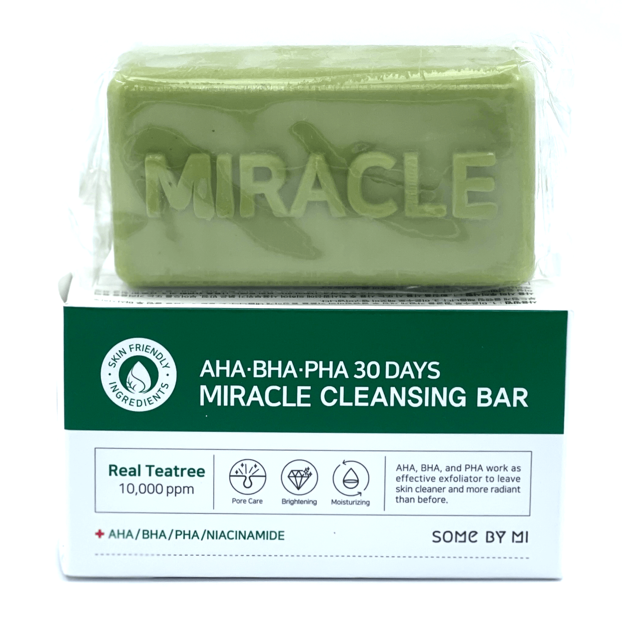AHA BHA PHA 30 Days Miracle Cleansing Bar | Limpiador en barra para acne - Koelleza Store