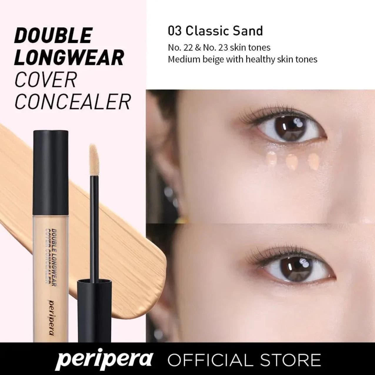Double Longwear Cover Concealer (3 colores) | Corrector de ojos 5.5g - Koelleza Store