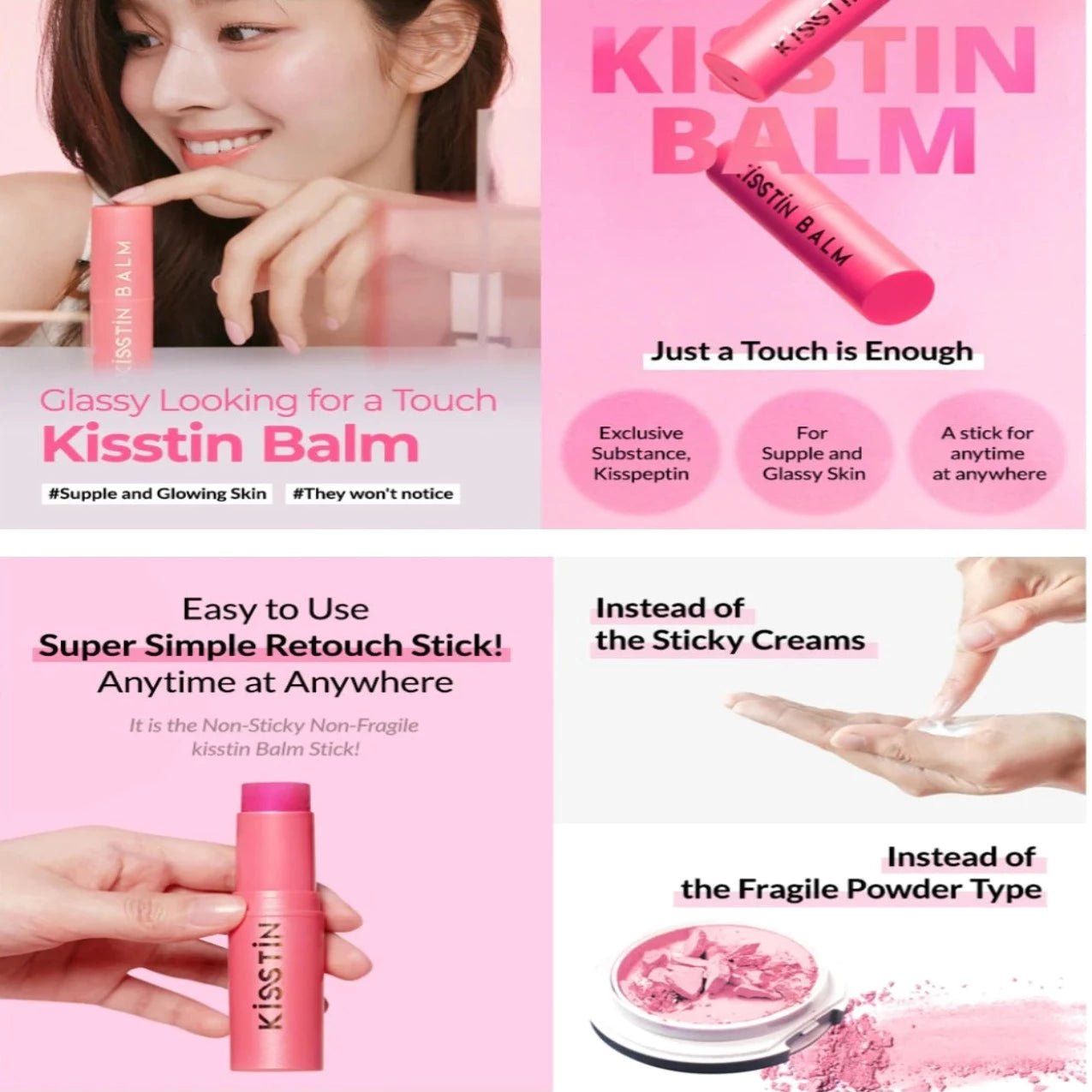 Kisstin Balm Pink - Koelleza Store