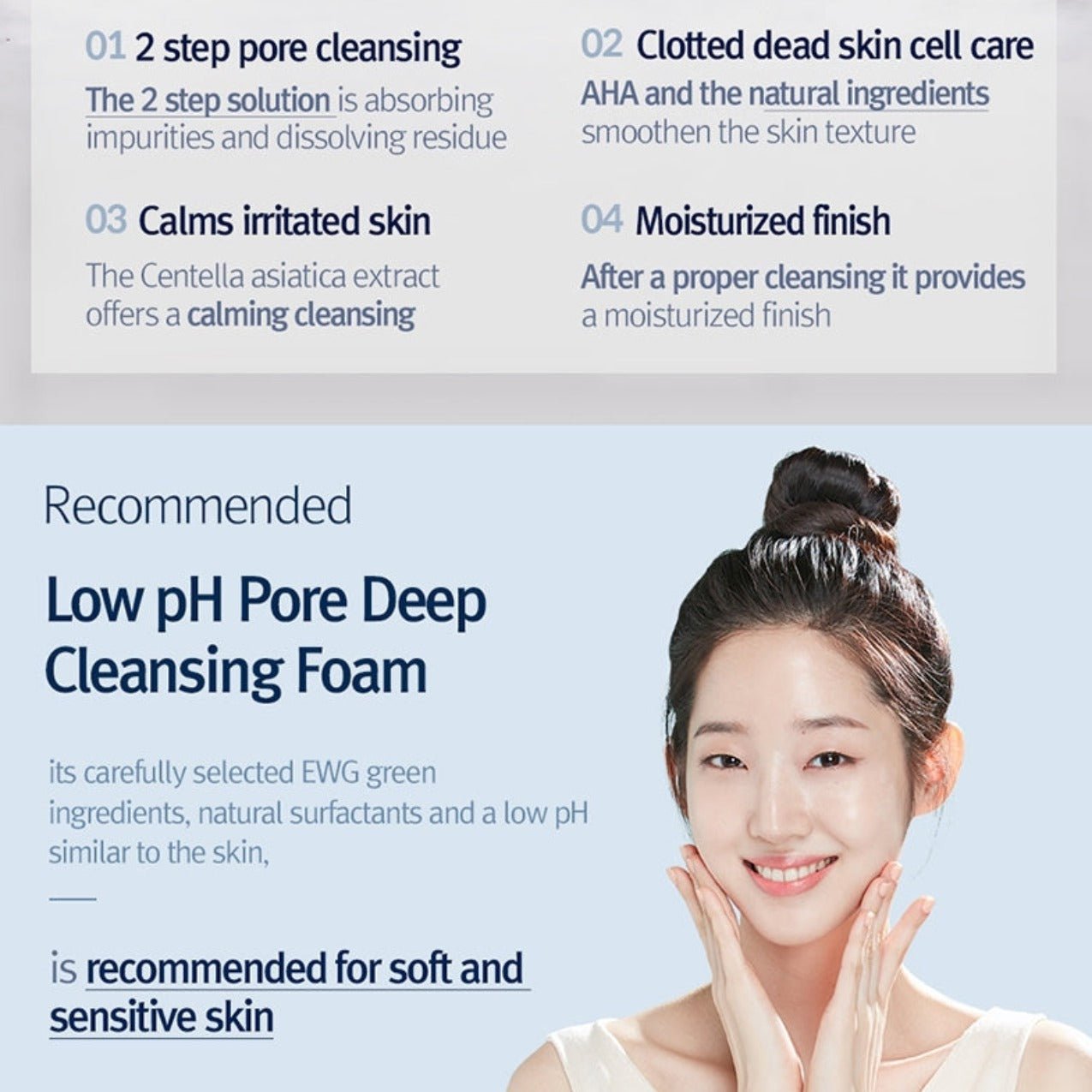 Low pH Pore Deep Cleansing Foam | Espuma limpiadora para poros 100ml - Koelleza Store