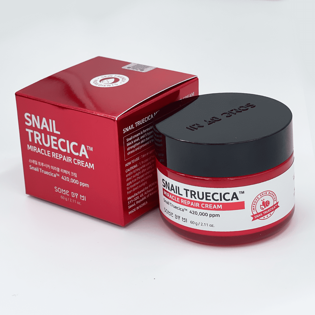 Snail Truecica Miracle Repair Cream | Crema reparadora 60g - Koelleza Store